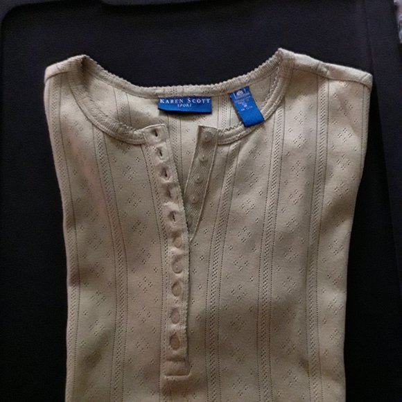 Women's Button Down Short Sleeve Top - NWOT - Picture 1 of 4